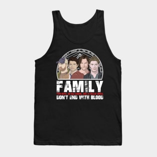 Family Don't End With Blood Tank Top